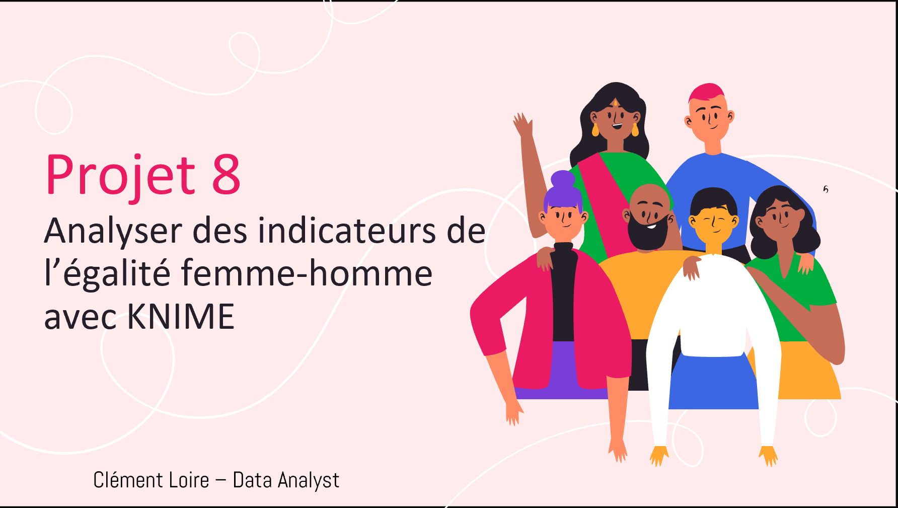 Analyze gender equality indicators in compliance with GDPR